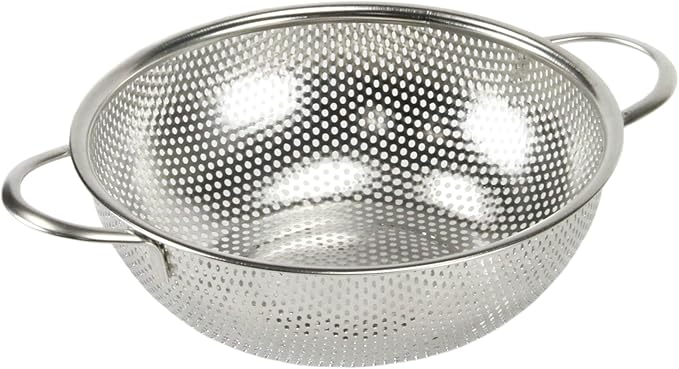 Chef Craft Select Microperforated Colander, 1.5 quart, Stainless Steel
