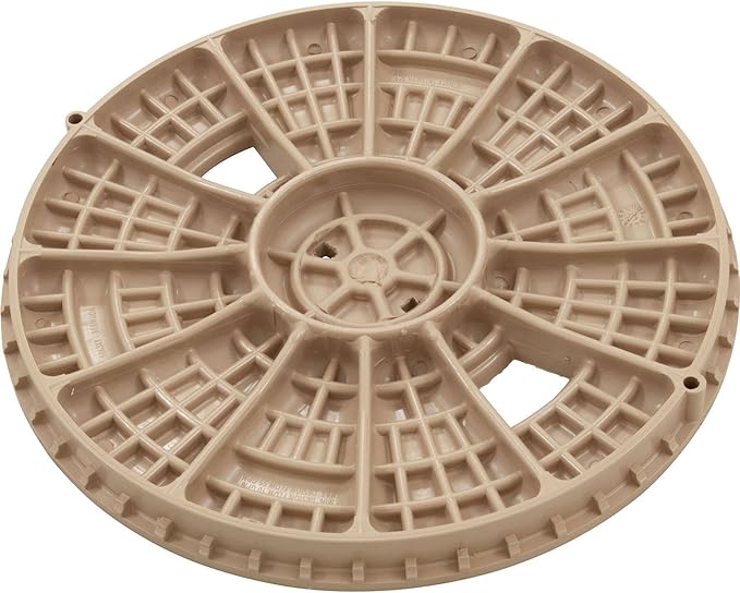Pentair 516216 Tan Deck Lid Replacement Bermuda Gunite and Vinyl Liner Skimmer