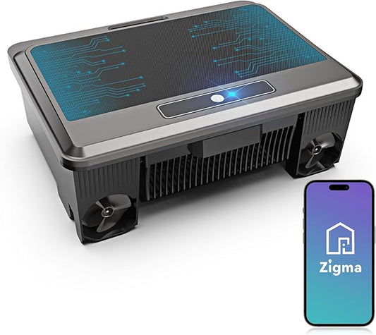 2026 Upgraded Solar Powered Robotic Pool Skimmer Surface Cleaner Dual Charging Options Smart Obstacle Avoidance 24/7 Continuous Cleaning Ideal for Above Ground Pool -APP Support