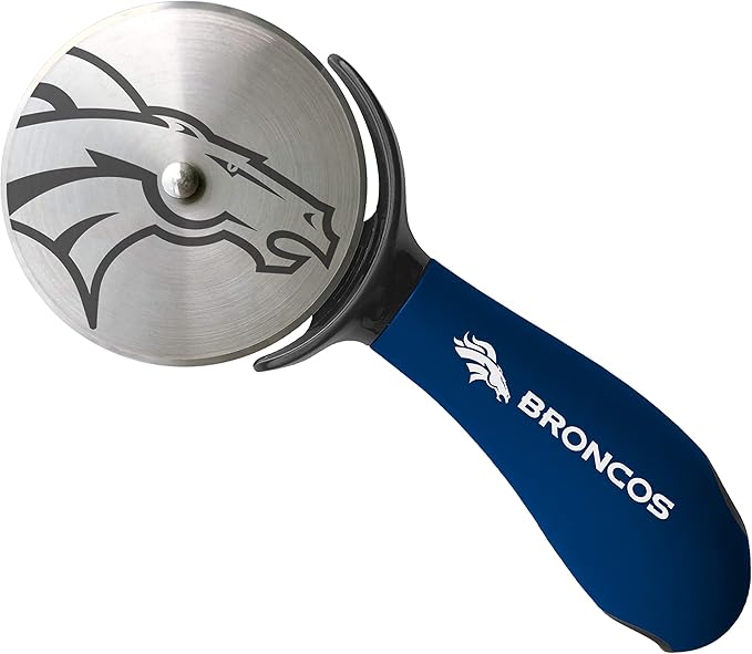SportsVault NFL Denver Broncos Pizza Cutter