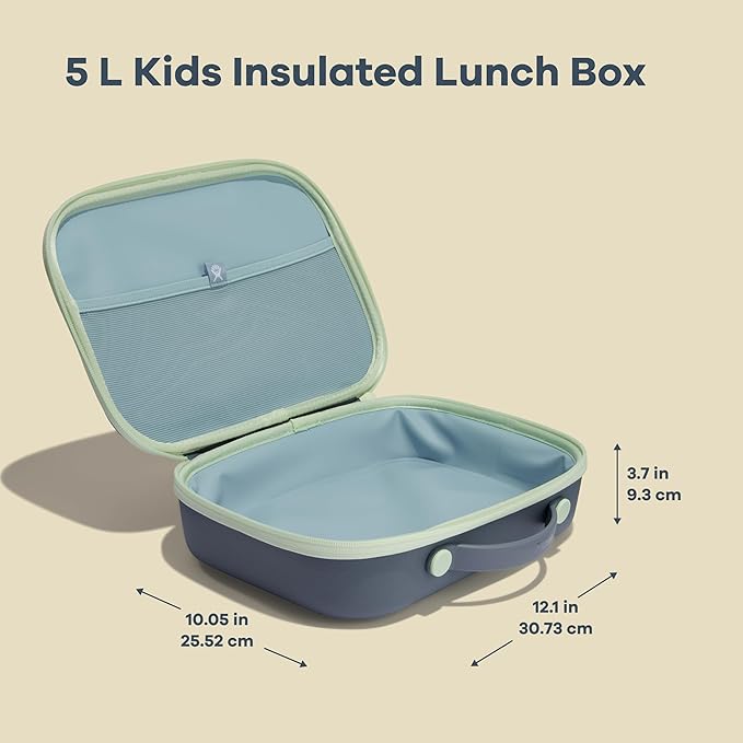 Hydro Flask Lunch Box for Kids - Unisex for Girls or Boys - Insulated Lunch Bag for School in Coconut Cream