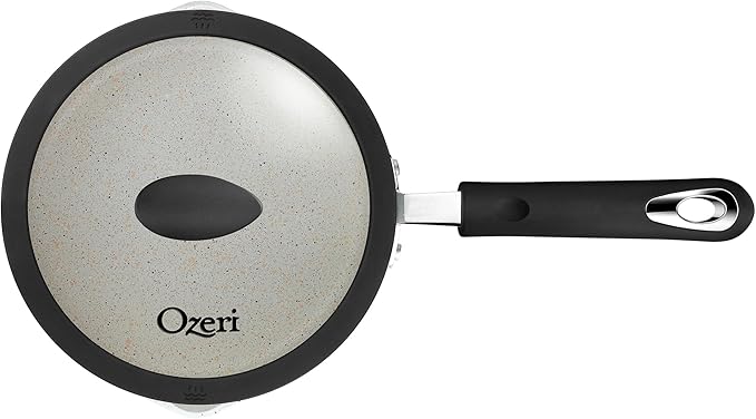 The All-In-One Stone Saucepan and Cooking Pot by Ozeri - 100% APEO, GenX, PFBS, PFOS, PFOA, NMP and NEP-Free German-Made Coating