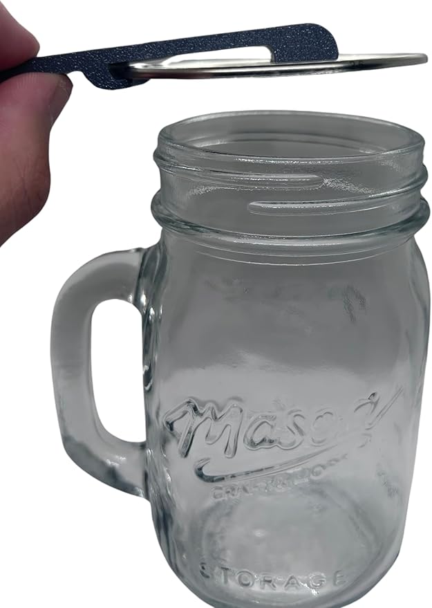 Canning and Mason Jar Opener, Easy Release Vacuum Seal for all lids magnetic (Gray)