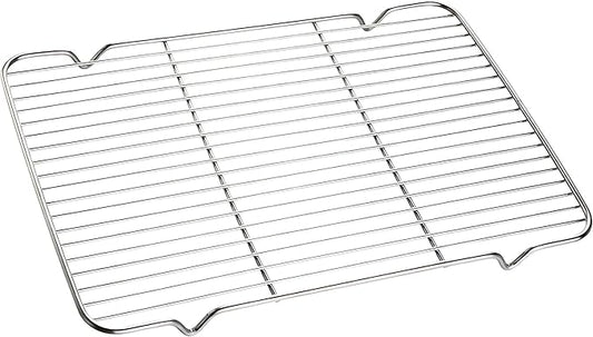 Cooling Rack with 4 Legs Heavy Duty Grill Net 7.9in x 12.4in Roasting Wire Grate Baking Racks, Fit Various Size Cookie Baking Sheet,Oven Dishwasher Safe(7.9"X12.4"31.5X20cm)