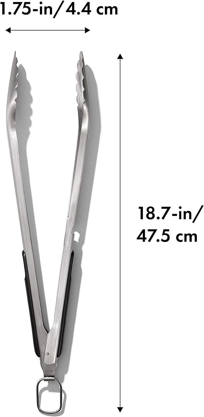 OXO Good Grips Grilling Tools, Tongs, Black