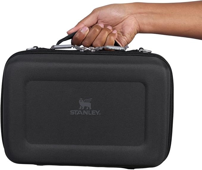 STANLEY All Day Midi Lunch Box | 6.3-quart | EVA Insulated Lunch Bag | Crush Resistant | Adjustable Strap | BPA-Free | Black