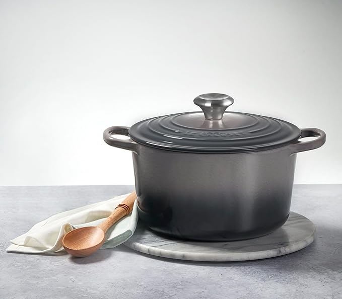 Le Creuset Enameled Cast Iron Signature Deep Round Oven, 6.5 qt., White