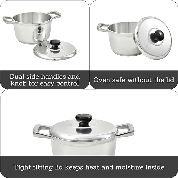 IMUSA 3.5qt H. Cajun Cast Aluminum Dutch Oven