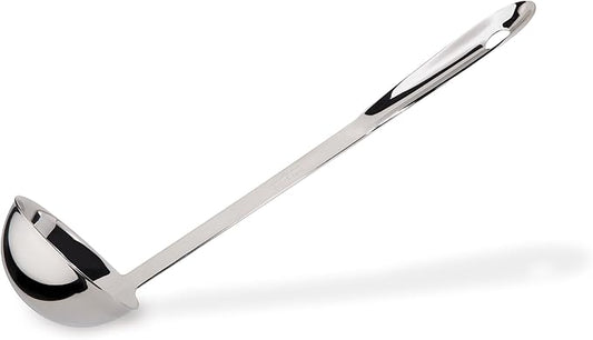 All-Clad Specialty Stainless Steel Kitchen Gadgets Large Soup Ladle Kitchen Tools, Kitchen Hacks Silver