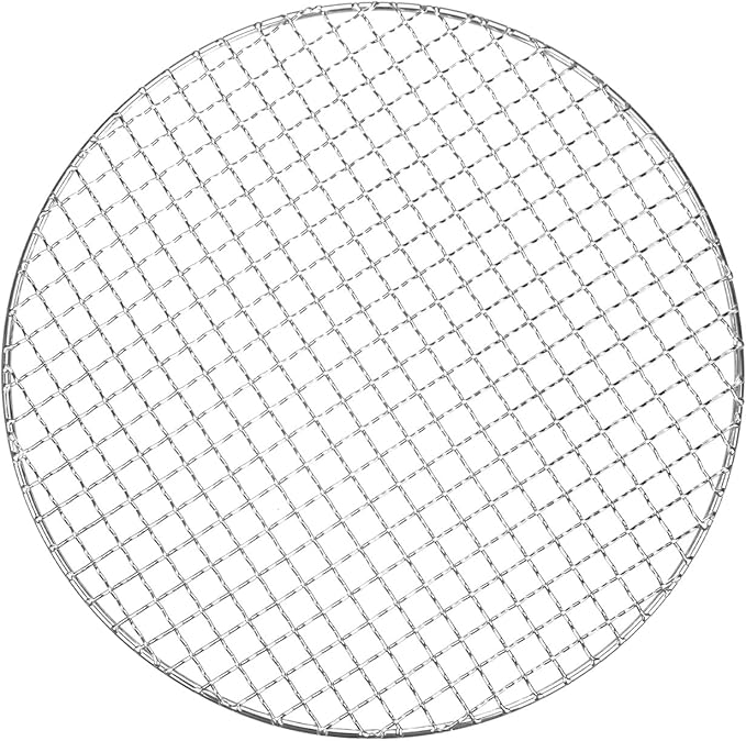 Cooling Rack, 12" Round Stainless Steel Baking Rack for BBQ/Cooking/Roasting/Grilling/Steaming/Drying, Wire Cooling Rack for Baking [Silver]
