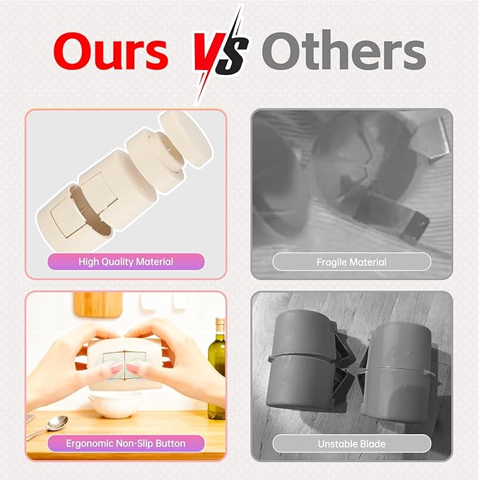 Egg Shell Opener, Egg Peeler Cracker, Cute Egg Separator for Raw Eggs, Home Kitchen Gadgets Tool (Beige)