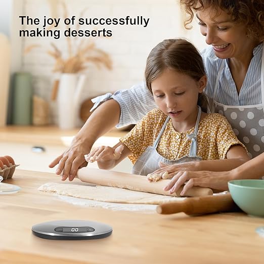 High Precision Food Cooking Scale Digital Kitchen Scale Touch Button Backlight Display (Light Gray)