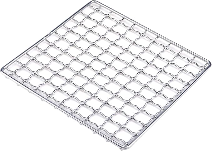 Cooling Rack Stainless Steel Metal Wire Rack Barbecue Carbon Baking Net Grill Square Cooling Rack 130×130mm/5.12×5.12in, Square