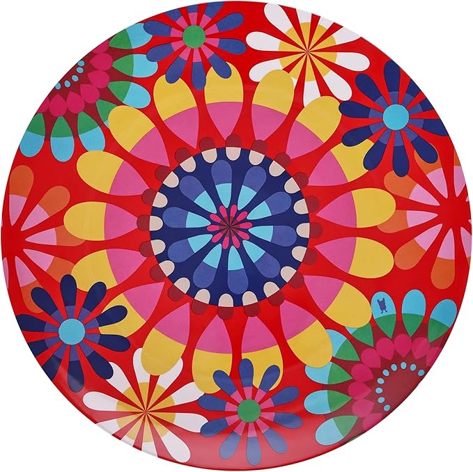 French Bull 15" Round Platter - Melamine Platters and Serving Ware - Plate, Dish, Serving, Collection - Festival