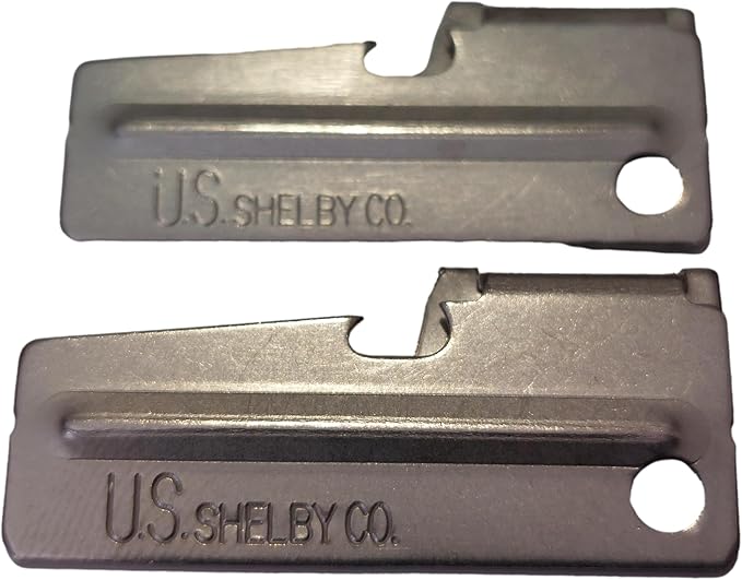 Best Glide ASE's U.S. SHELBY CO. Military Style Can Openers, P-38 (2 pack)