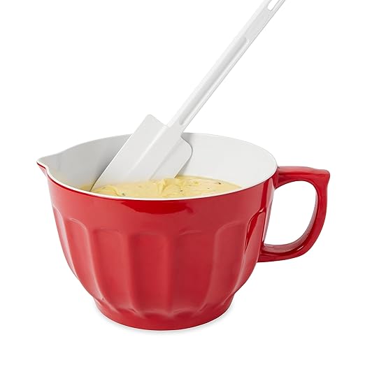 Rubbermaid Commercial Products Cold Temperature Scraper Spatula, 16.5 Inch, Clean-Rest Design, White