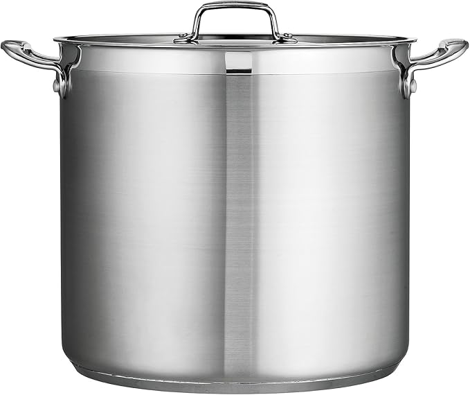 Tramontina Gourmet Stainless Steel 24-Quart Extra Large Stock Pot with Lid