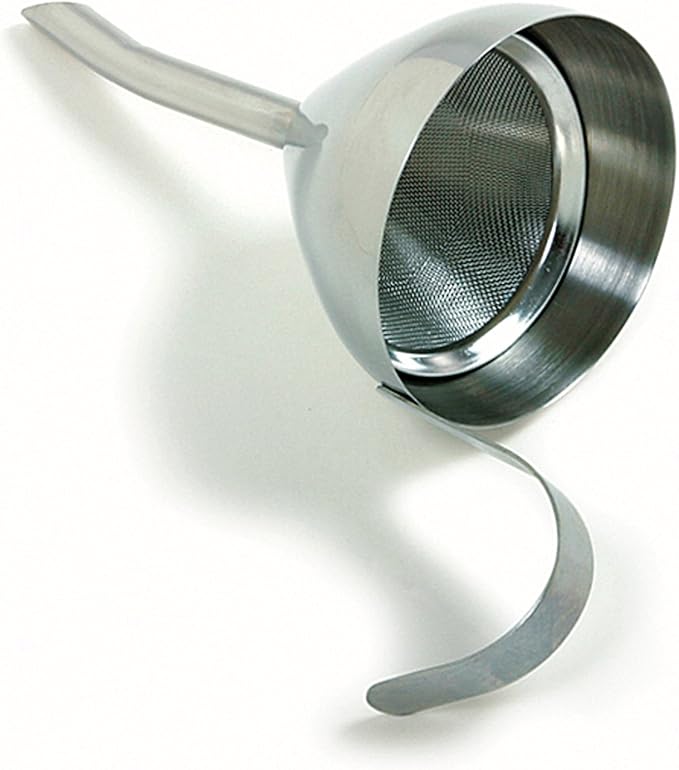 Norpro 242 Stainless Steel Funnel with Strainer, 3-Inch Mouth Diameter, As Shown