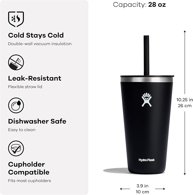 Hydro Flask 28 Oz All Around Tumbler Straw Lid Trillium