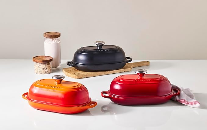 Le Creuset Enameled Cast Iron Signature Oval Bread Oven, 11.5 inch, Artichaut