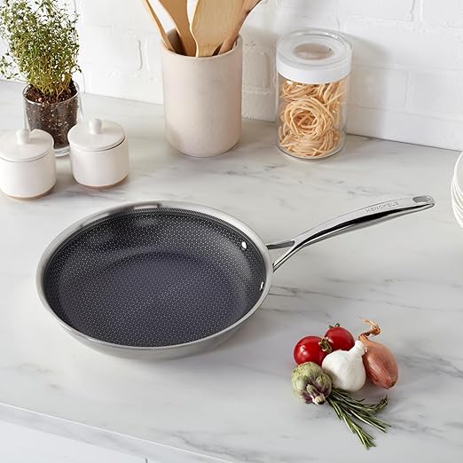 Henckels Paradigm Ceramic 10-inch Stainless Steel Dual Performance Fry Pan