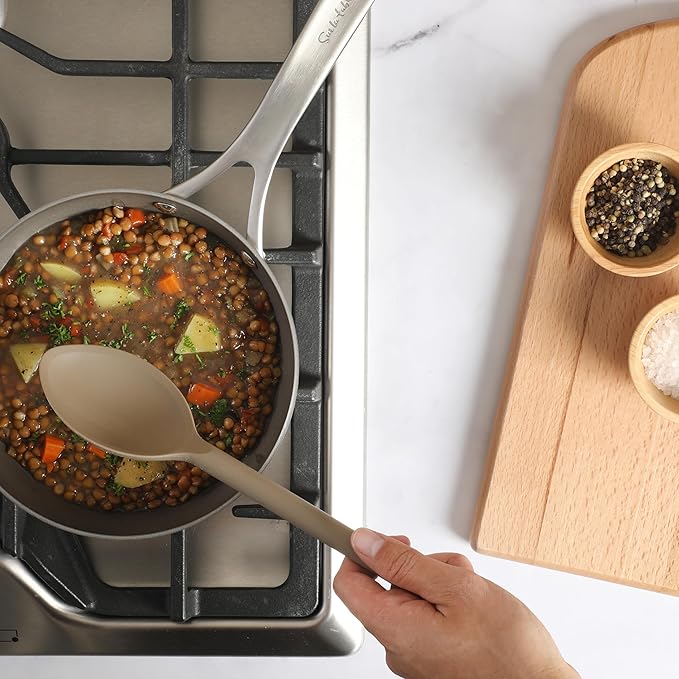 Sur La Table Kitchen Essential Mealcraft Silicone Kitchen Spoon - Taupe