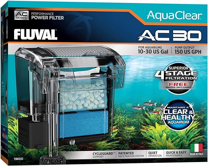 Fluval Add-On Surface Skimmer – Compatible with AC20, AC30 & AC50 Power Filters – Removes Surface Film & Organic Waste – Improves Oxygen Exchange & Water Clarity – Easy Install, Safe for Fish