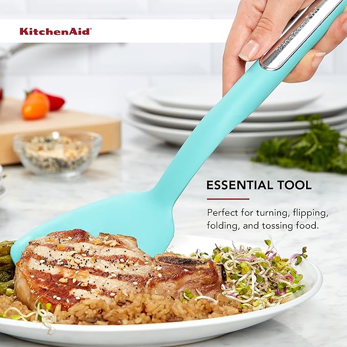 KitchenAid Short turner, 12 inches, Aqua