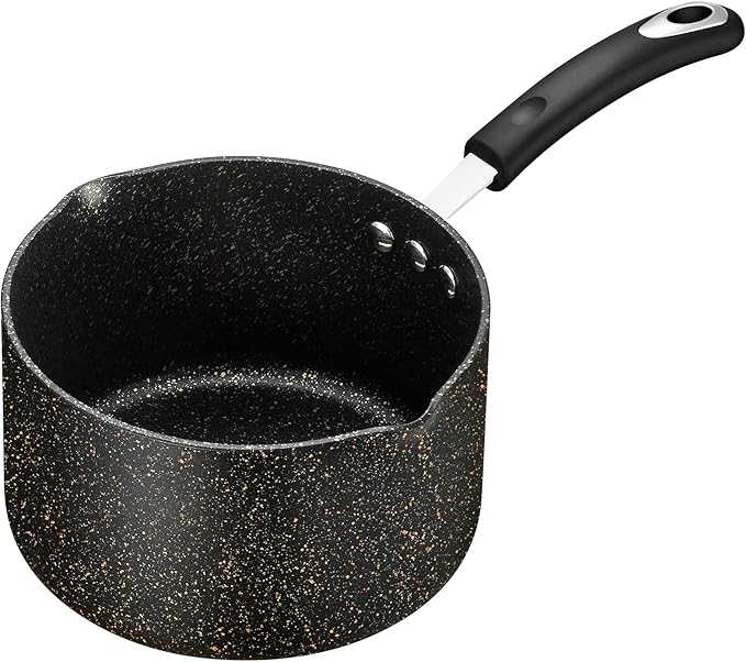The All-In-One Stone Saucepan and Cooking Pot by Ozeri - 100% APEO, GenX, PFBS, PFOS, PFOA, NMP and NEP-Free German-Made Coating