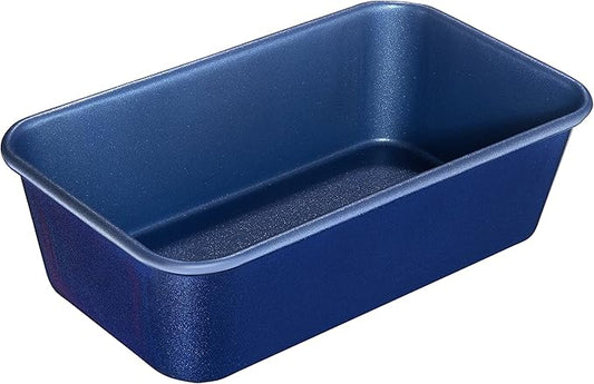 Granitestone Blue Nonstick 9.7in x 5.75in x 2.8in Loaf Pan, Oven Safe up to 500F, Dishwasher Safe