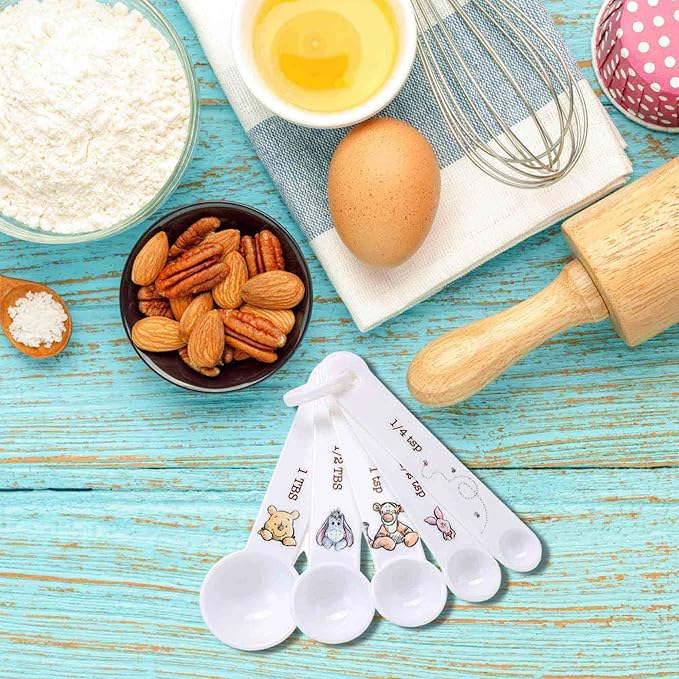 Disney Winnie the Pooh Measuring Spoons - Adorable Winnie the Pooh Measuring Spoons for Kitchen