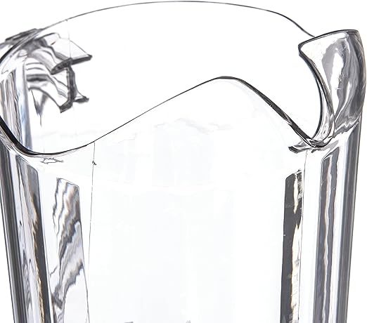 Carlisle FoodService Products Versapour Clear Pitcher Tall Pitcher for Kitchens, Restaurants, and Catering, Plastic, 60 Ounces, Clear