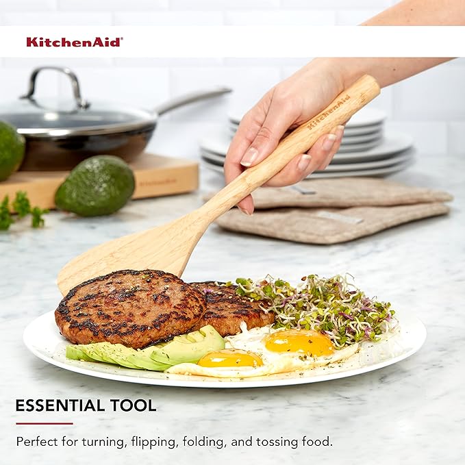 KitchenAid Universal Bamboo Short Turner, One size, Wood