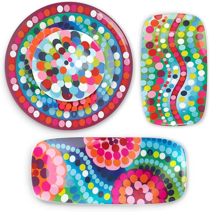 French Bull 13" Rectangular Platter - Melamine Platters and Serving Ware - Plate, Dish, Serving, Collection - Bindi