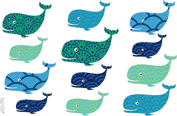 Tervis Turtle and Whale Pattern Made in USA Double Walled Insulated Tumbler Cup Keeps Drinks Cold & Hot, 16oz - 2pk, Clear