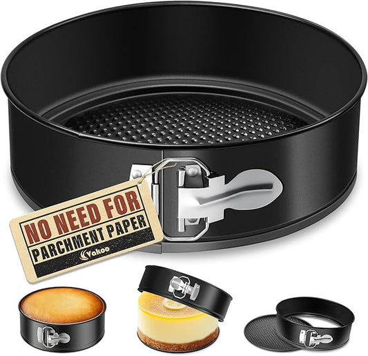 Vakoo Springform Pan - Nonstick, Leakproof Cheesecake Pan for Baking, Easy Release, No Parchment Paper Needed, 7 Inch