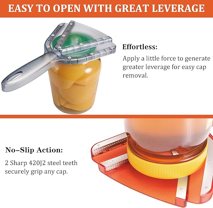 Jar Opener for Weak Hand & Seniors with Arthritis,Easy Twist Off Bottle Caps,Patent | Unique Kitchen Gadgets,Handheld Lid Top Open for Elderly/Women/Men (Green)