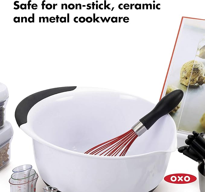 OXO Good Grips 11-Inch Silicone Balloon Whisk - Red