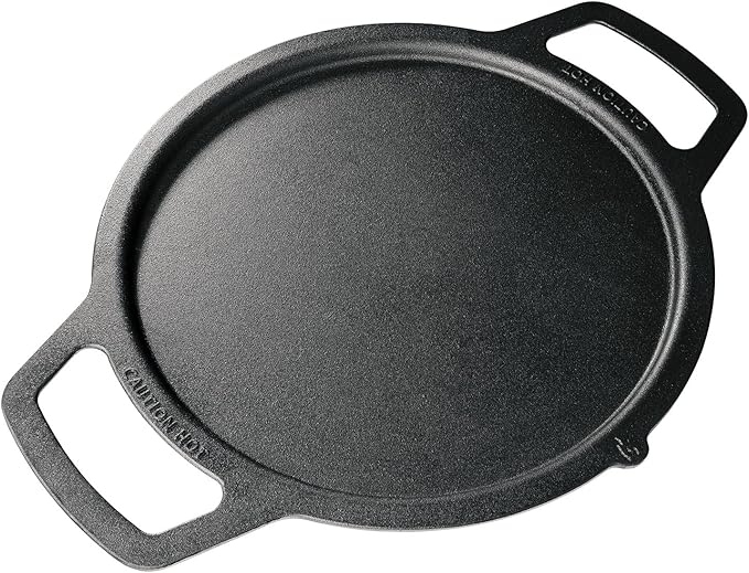 Solo Stove Large Cast Iron Griddle Top, Cookware for Bonfire and Yukon fire pit, Fireplace accessory, Cooking surface: 17.75", Weight: 16.5 lbs