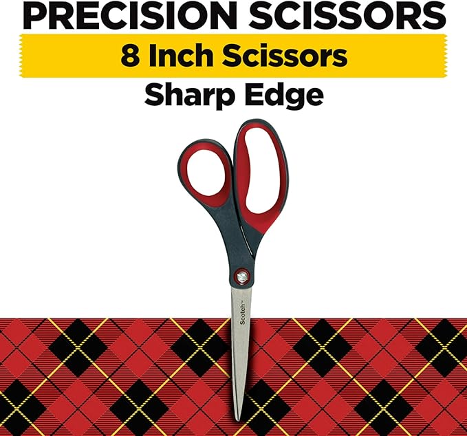 Scotch 6" Precision Scissors, Great for Everyday Use (1446)
