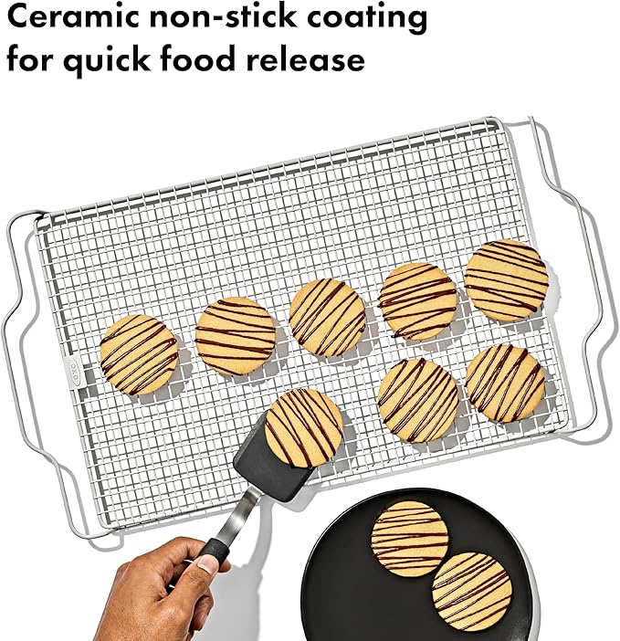 OXO Good Grips Non-Stick Pro Ceramic Coated Cooling & Baking Rack