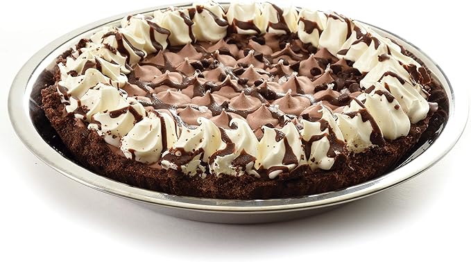 Norpro 3811 Stainless Steel Pie Pan, 9" x 1.5", 1 EA, As Shown