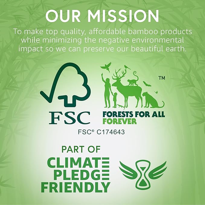 100% Bamboo Spoons Set - Eco Friendly Cutlery (500 Biodegradable Spoons) | Reusable or Disposable Bamboo Utensils | Compostable FSC Certified Silverware for Weddings, Camping, Parties