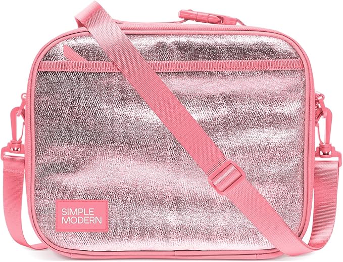 Simple Modern Hadley Lunch Box with Shoulder Strap | Kids & Adults | Insulated Bag with Pockets for Women, Men, Girls, Boys