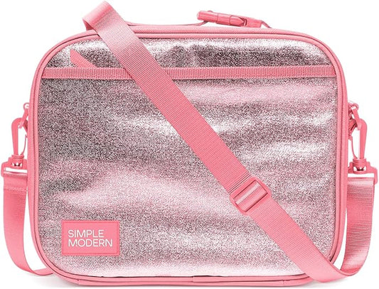 Simple Modern Hadley Lunch Box with Shoulder Strap | Kids & Adults | Insulated Bag with Pockets for Women, Men, Girls, Boys