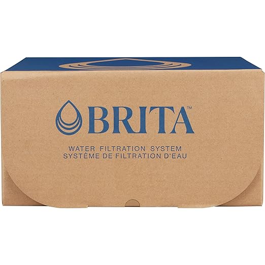 Brita Large Water Filter Pitcher for Tap and Drinking Water with SmartLight Change Indicator, Includes 1 Standard Filter, BPA-Free, Lasts 2 Months, 10-Cup Capacity, Stretch Limo Black