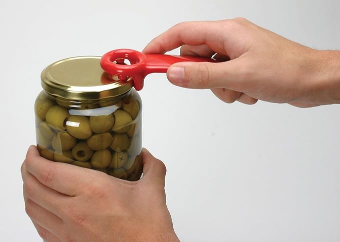 Brix Original Easy Jar Key Opener, Great for Kids and Arthritis and Carpal Tunnel Sufferers, Black