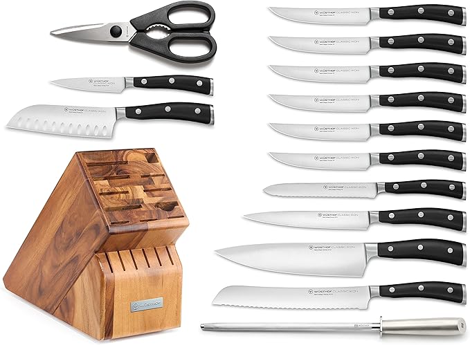 WÜSTHOF Classic IKON 15-Piece Knife Block Set
