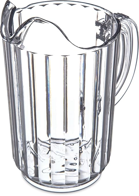 Carlisle FoodService Products 553607 32 Ounce, Pitcher, Polycarbonate, Clear