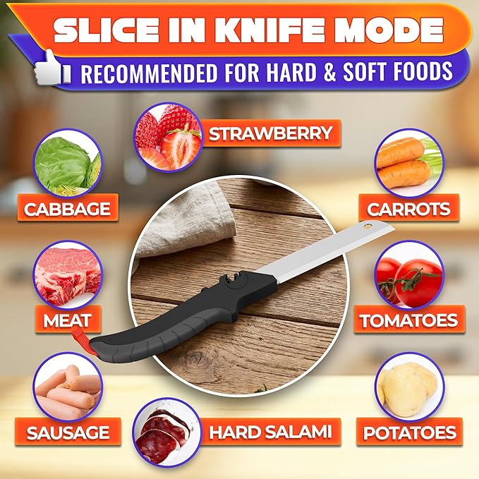 6-in-1 Cutting Board Scissors – Heavy Duty & Dishwasher-Safe Kitchen Shears with Ribbed No-Slip Blade, Spring-Assist, & Safety Lock – Meat, Fruits, Fish & Vegetable Scissors Food Cutter | Fish Scaler